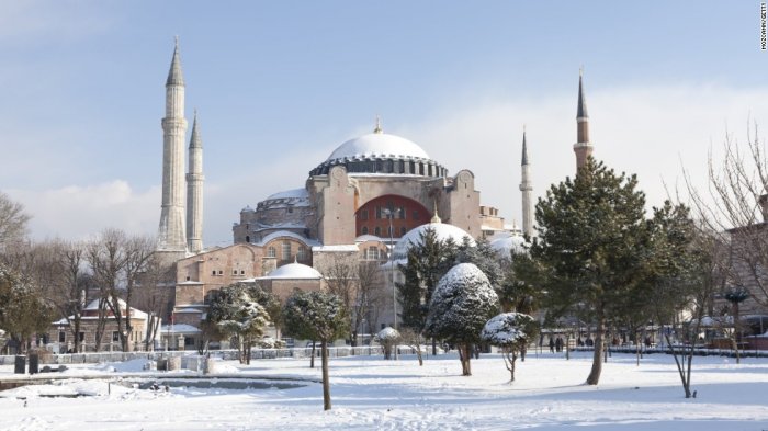 Musim Salju kota Istanbul, Turki