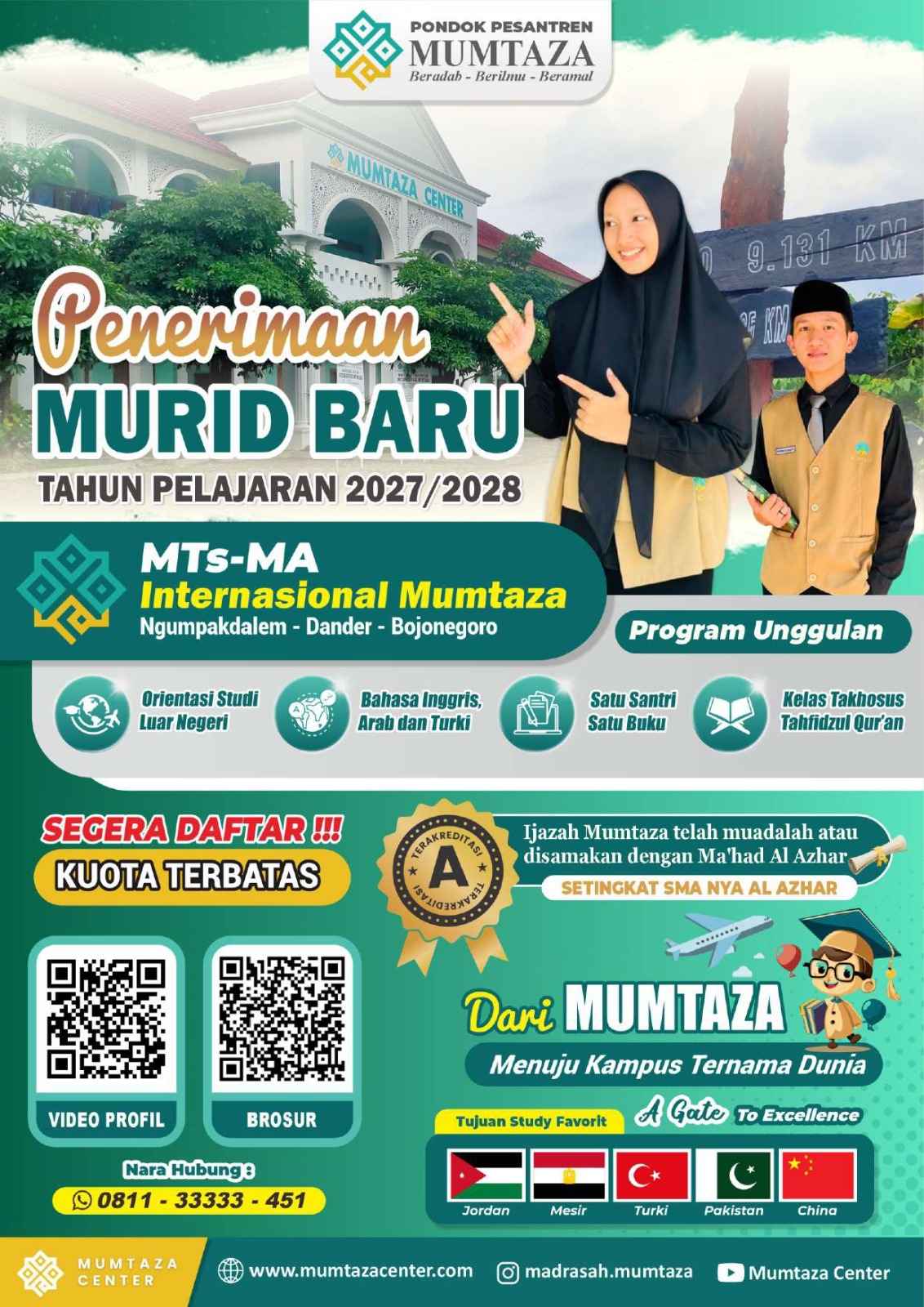 Sekilas Tentang Madrasah Internasional Mumtaza